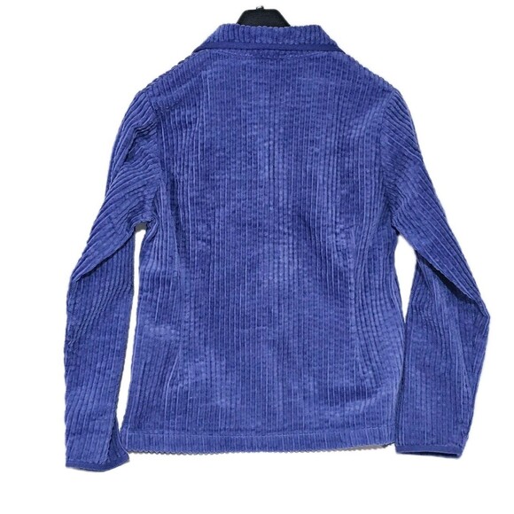 Woolrich Jacket Womens Kinsdale Ultra Violet Wide Wale Corduroy Full Zip Size M - Picture 3 of 11